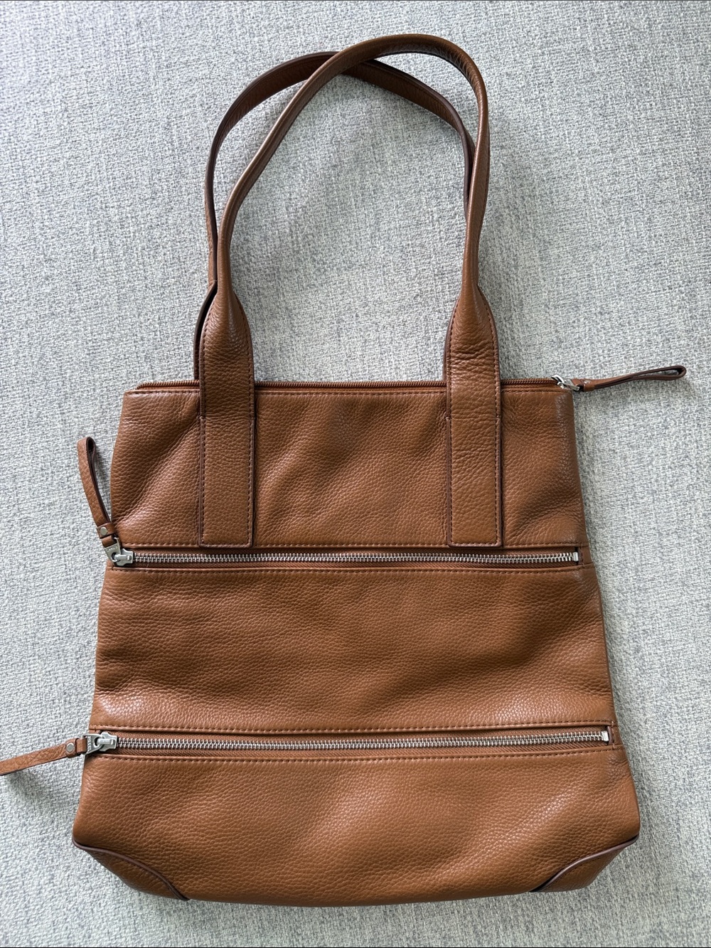 Fossil “Jean Tote Saddle” Genuine Leather Bag - Timeless Everyday Carry